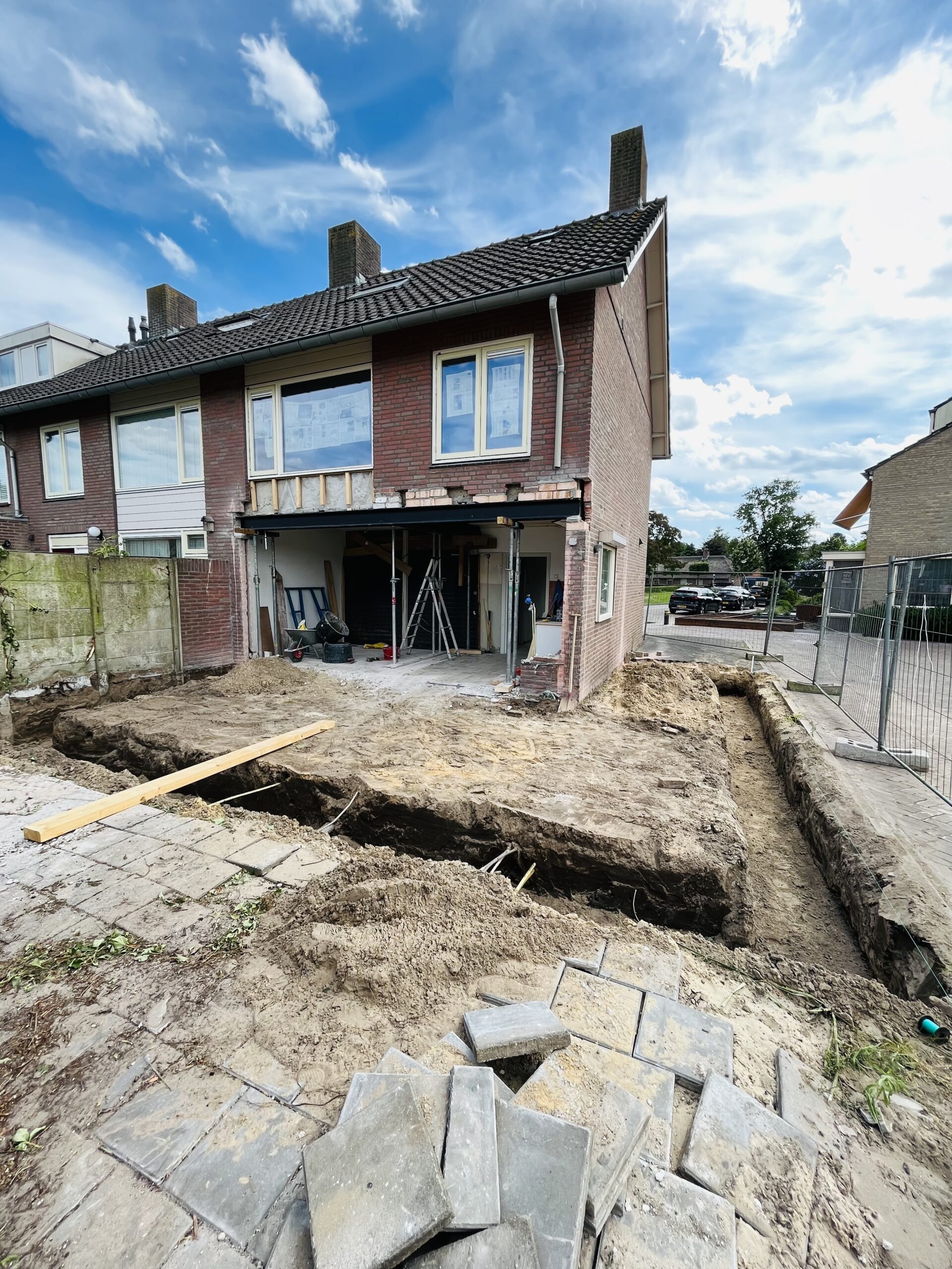 Achtergevel opengemaakt